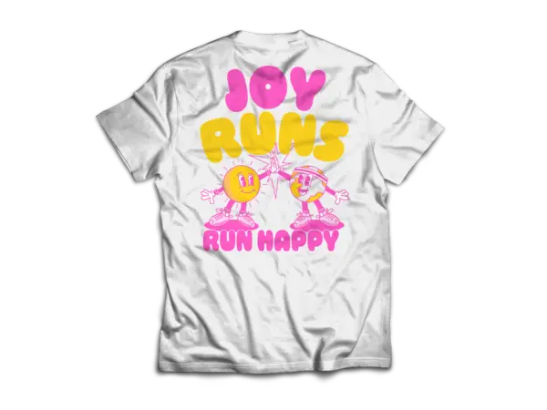 Joy Runs t-shirt back