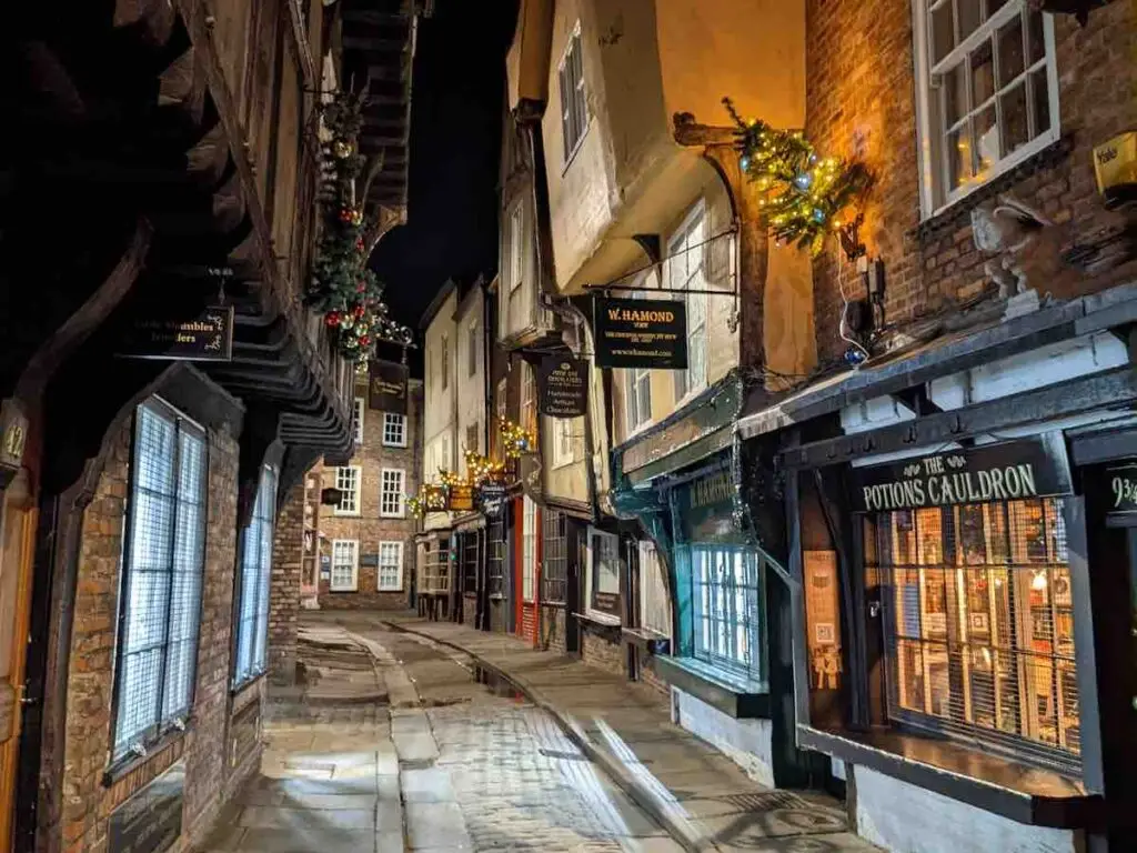 Shambles, York without any tourists – spotted while running at 6:30am